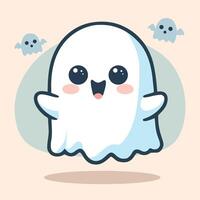 Image of White Ghost Likes to Fly vector