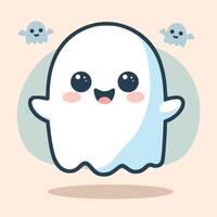 Funny Ghost Laughing vector