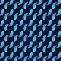 Blue twisted shape pattern background vector