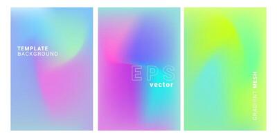 Soft blurred colorful gradient abstract background. fluid wave background Banner, poster, flayer, advertising template. vector