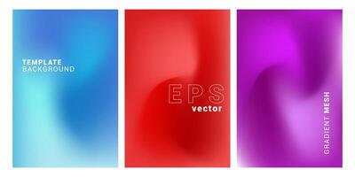 Soft blurred colorful gradient abstract background. fluid wave background Banner, poster, flayer, advertising template. vector