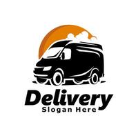 Delivery Car Logo Template Design Illustration vector