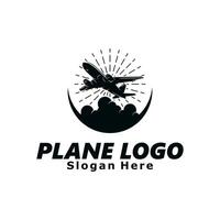 Plane Logo Template Design vector