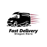 Delivery Car Logo Template Design Illustration vector
