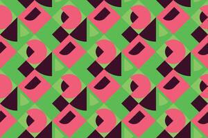 Geometric seamless patterns. Abstract geometric pattern. Seamless geometric cubes pattern. vector