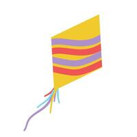 Kite kid toys vector
