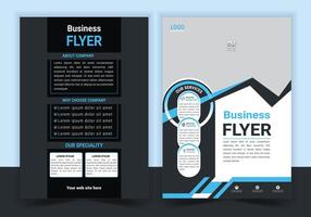 Corporate, creative and modern business flyer template. vector