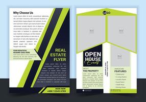 Freal estate flyer for real estate and property business template vector