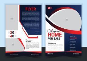 Freal estate flyer for real estate and property business template vector