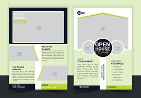 Freal estate flyer for real estate and property business template vector