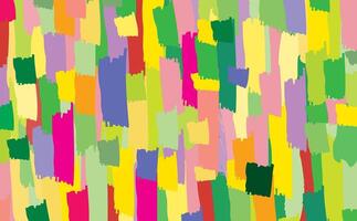 Colorful abstract brush stroke painting hand drawn pattern illustration. grunge background texture. vector