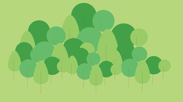 Trees elements background illustration vector