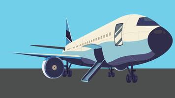 Air transportation planes isolated illustration vector