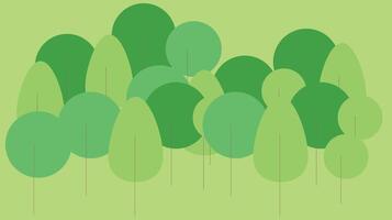 Trees elements background illustration vector