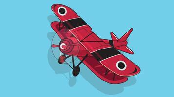 Air transportation planes isolated illustration vector