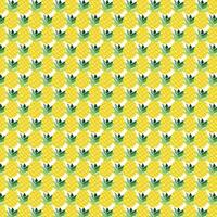 Pineapple pattern background vector