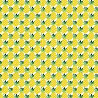 Pineapple pattern background vector