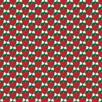 Strawberry pattern background vector