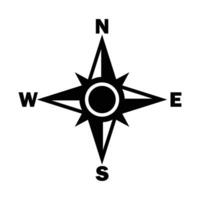 compass icon design. navigation guidance sign and symbol. vector