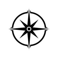 compass icon design. navigation guidance sign and symbol. vector