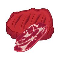 illustration of meat vector