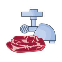 illustration of meat grinder vector