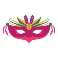 Mardi Gras Mask Illustration vector