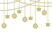 Christmas Header Decoration vector