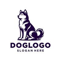perro logo, perro logo diseño inspiración, perro logo modelo vector