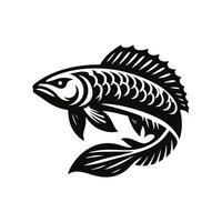 Arowana logo icon. Arowana fish logo illustration design vector