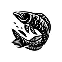 Arowana logo icon. Arowana fish logo illustration design vector