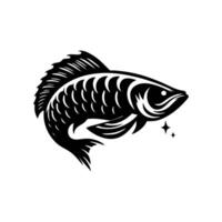 Arowana logo icon. Arowana fish logo illustration design vector