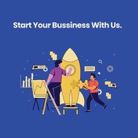 business start up vector