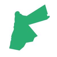 Jordan map icon. Jordanian map. vector