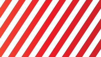 Red and white diagonal striped background. vector