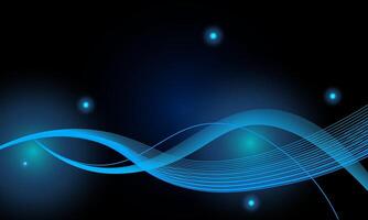 Abstract wave line background, with beautiful light effect vector