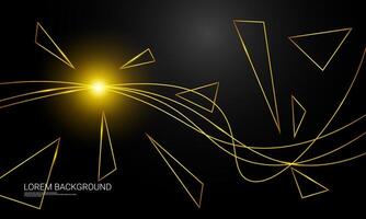 golden wave abstract background design, suitable for backgrounds, wallpapers, posters, and others vector