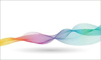 wavy line background with rainbow colors, suitable for backgrounds, presentations, wallpapers, covers, and others vector