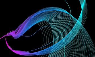 Abstract wave line background, with beautiful light effect vector