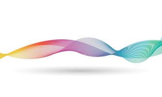 wavy line background with rainbow colors, suitable for backgrounds, presentations, wallpapers, covers, and others vector