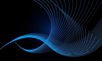 Abstract wave line background, with beautiful light effect vector