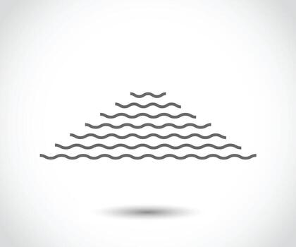 Wave simple seamless wavy line, smooth pattern, web design, greeting card, textile, Technology background, Eps 10 illustration vector