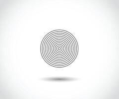 Concentric circle elements. Element for graphic web design, Template for print, textile, wrapping, decoration, illustration vector