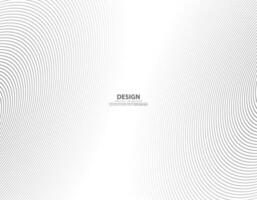 Abstract circle halftone black background. Gradient retro line pattern design. Monochrome graphic. Circle for sound wave. illustration vector