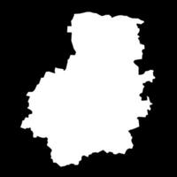 Telaiai county map, administrative division of Lithuania. illustration. vector