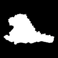 Taurage county map, administrative division of Lithuania. illustration. vector