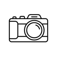 Camera icon for photography and user interface vector