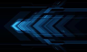Abstract blue arrow speed technology dynamic geometric design modern futuristic creative vector
