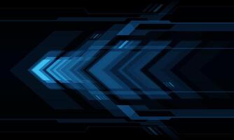 Abstract blue arrow speed technology dynamic geometric design modern futuristic creative vector