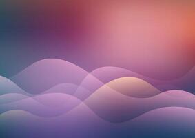 abstract background with gradient waves design vector